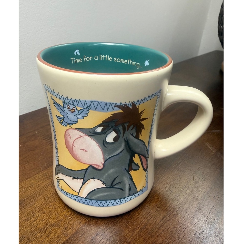 Walt Disney World Eeyore Coffee Mug Time For A Little Something Winnie The Pooh